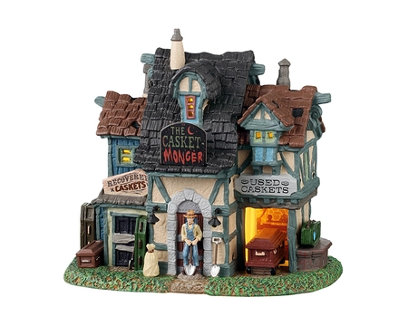 Lemax the casket-monger Spooky Town 2025