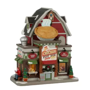 Lemax the chicken pot pie shop Harvest Crossing 2022 - image 5