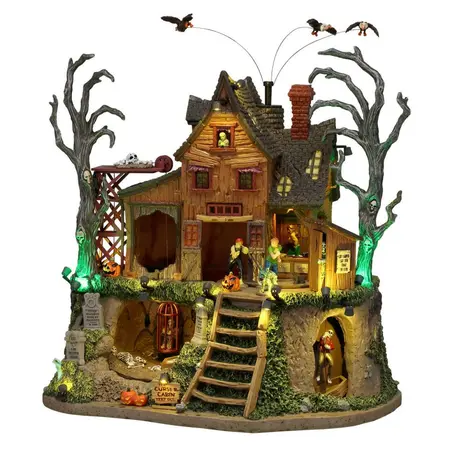 Lemax the cursed cabin Spooky Town 2026