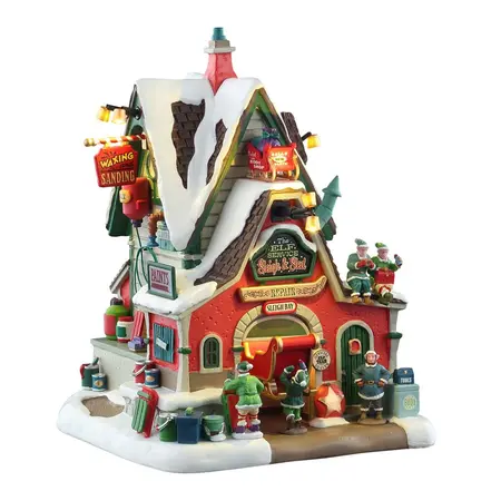 Lemax the elf service sleigh & sled repair Santa's Wonderland 2025 - image 2