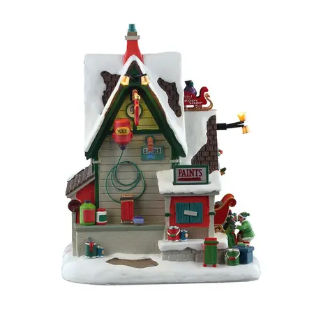 Lemax the elf service sleigh & sled repair Santa's Wonderland 2025 - image 3