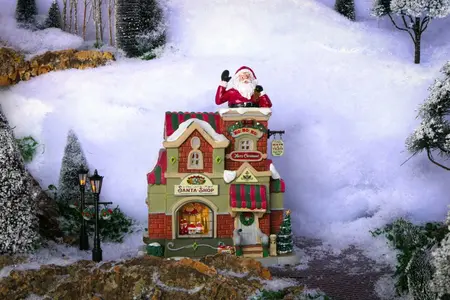 Lemax the santa shop Caddington Village 2024 - image 4