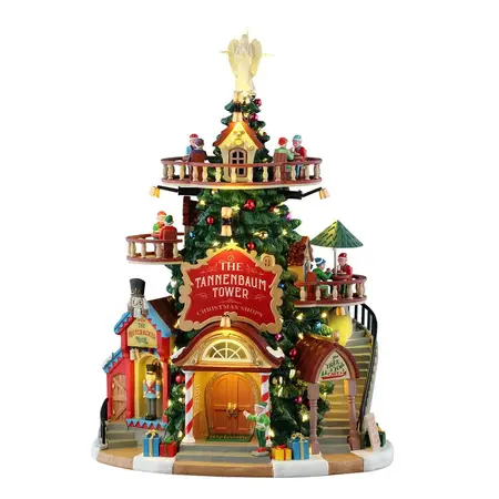 Lemax the tannenbaum tower christmas shops Santa's Wonderland 2025 - image 2