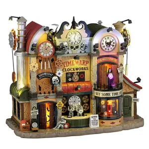 Lemax timewarp clockworks Spooky Town 2026