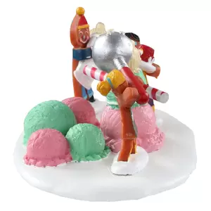 Lemax triple scoop snowman Sugar 'N' Spice 2021 - image 2