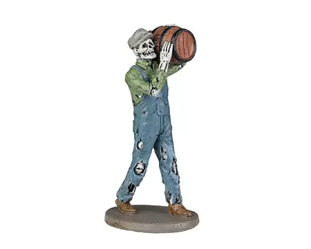 Lemax undead brewery worker Spooky Town 2022