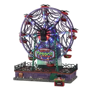 Lemax web of terror ferris wheel Spooky Town 2021