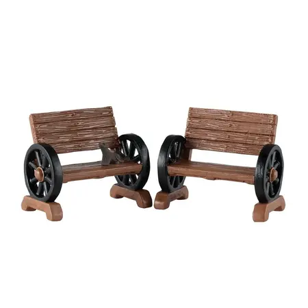 Lemax western bench Spooky Town 2026