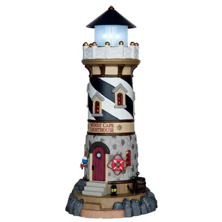 Lemax windy cape lighthouse Plymouth Corners 2016 - image 1