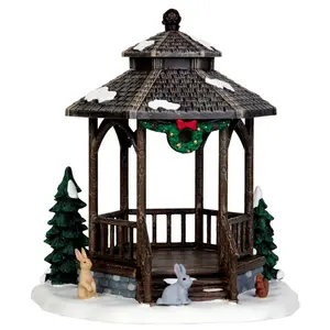 Lemax winter gazebo Vail Village 2014 - image 1