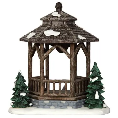 Lemax winter gazebo Vail Village 2014 - image 3