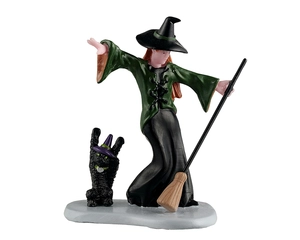 Lemax witch' dance party Spooky Town 2025