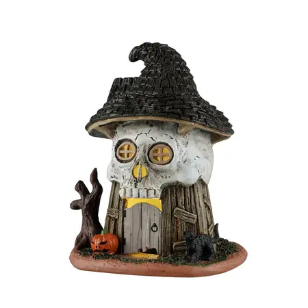 Lemax witch's skull hut Spooky Town 2026 - image 1
