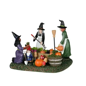 Lemax witches' community garden Spooky Town 2024 - image 1