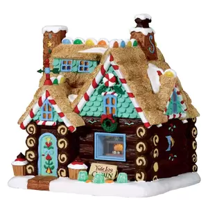 Lemax yule log cabin Sugar 'N' Spice 2017 - image 1