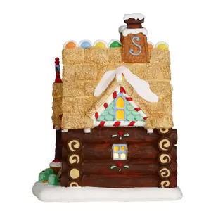 Lemax yule log cabin Sugar 'N' Spice 2017 - image 3