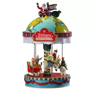 Lemax yuletide carousel Carnival 2019