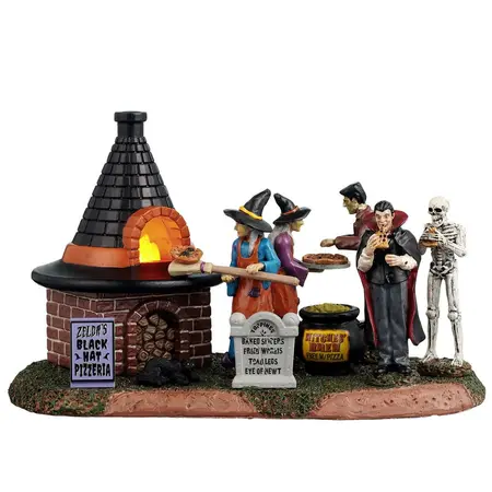 Lemax zelda's black hat pizzeria Spooky Town 2026 - image 1