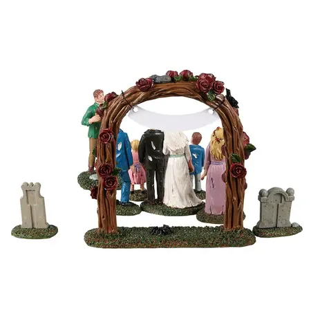 Lemax zombie wedding party, set of 9 Spooky Town 2022 - image 4