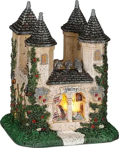 Luville Efteling Mini's Kasteel van Doornroosje 9x9x11 cm