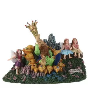 Luville Efteling Oberon met elfjes 17.5x12.5x11.5 cm