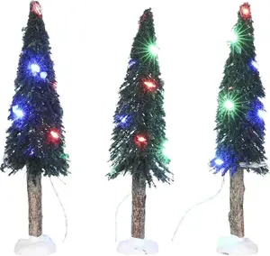 Luville General Bristle tree on log with multicolour light