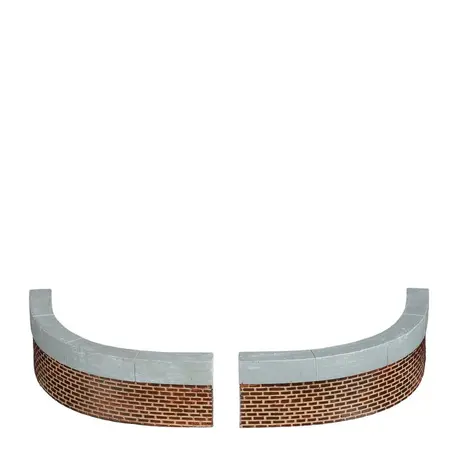 Luville General Curved wall small 2 stuks