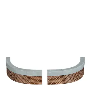 Luville General Curved wall small 2 stuks