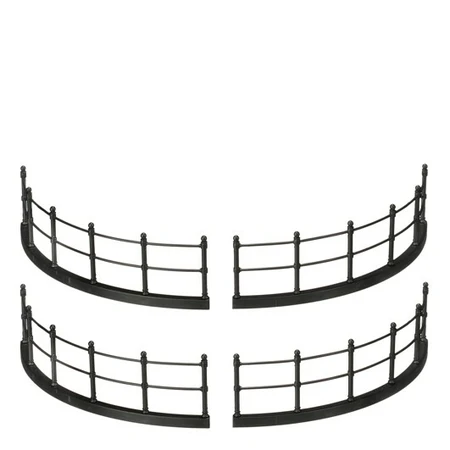Luville General Fence black 4 pieces