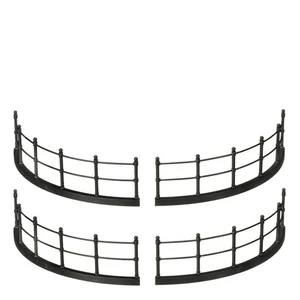 Luville General Fence black 4 pieces