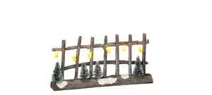 Luville General Fence lighted with trees
