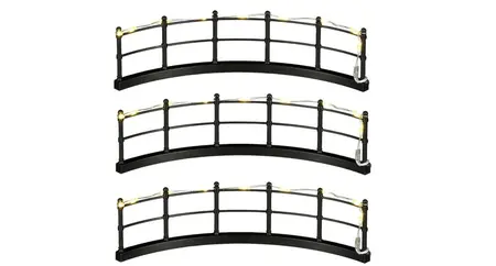 Luville General Fence warm white 3 pieces