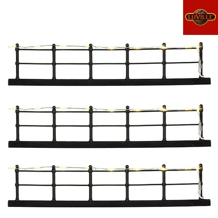 Luville General Fence warm white 3 pieces