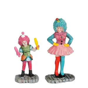 Luville Molendam Carnaval clowns 2 stuks