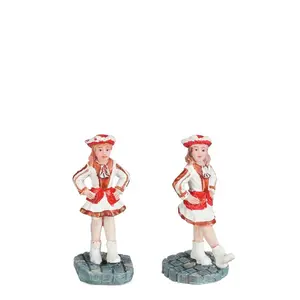 Luville Molendam Carnaval dansers girls 2  stuks
