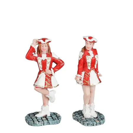 Luville Molendam Carnaval dansers woman 2 stuks