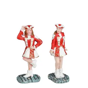 Luville Molendam Carnaval dansers woman 2 stuks