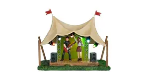 Luville Molendam Festival tent werkt op batterijen