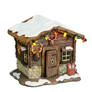 Luville Schneewald Berghutte led battery operated - image 1