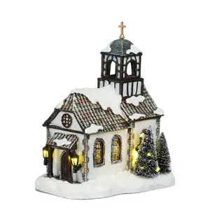 Luville Schneewald Elzas church battery operated - image 1