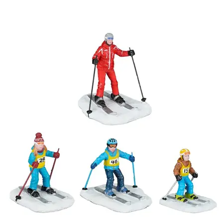 Luville Schneewald Ski teacher with childeren 4 pieces