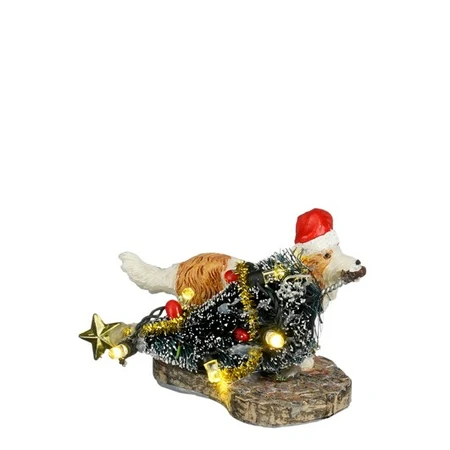 Luville Sledgeholm Bad dog stealing christmas tree