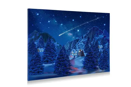 My Village Background Canvas LED Falling Star 76x56 cm - image 3