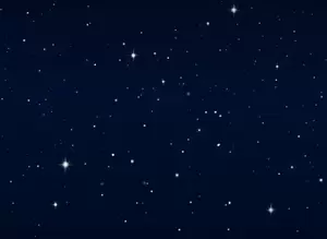 My Village Background Canvas - Stars 76x56 cm - image 1