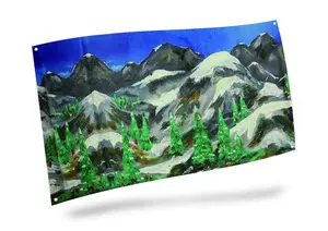 My Village Background Cloth - 150x75cm