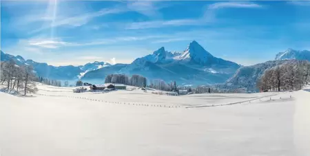 My Village Background Cloth Alps 150x75 cm - image 1