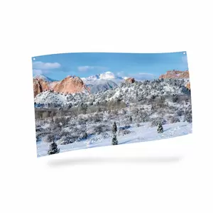 My Village Background Cloth Colorado 150x75 cm - image 2