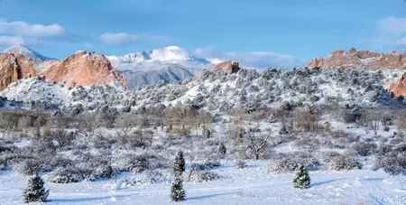 My Village Background Cloth Colorado 150x75 cm - image 1