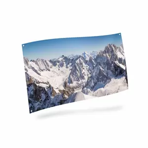 My Village Background Cloth Mountain Peaks XL 300x150 cm - image 2