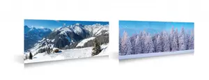 My Village Background Double-Sided - Winter Sports/Forest 98x33 cm - image 2